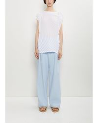 Issey Miyake - Washi Paper Wide Leg Pants - Lyst