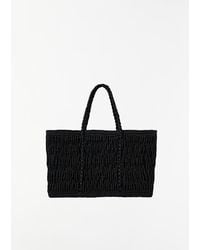 The Row - Georgica Raffia Tote - Lyst