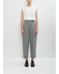 Margaret Howell - Wool Linen Single Pleat Trouser - Lyst