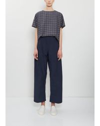 Apuntob - Technical Cotton Straight Trousers - Lyst