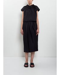 Simone Rocha - Pleated Waist Pencil Skirt - Lyst