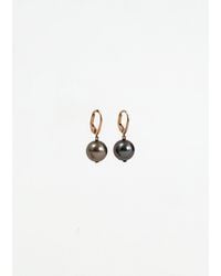 Anaconda - Momo Pearls Rose Gold Earrings - Lyst