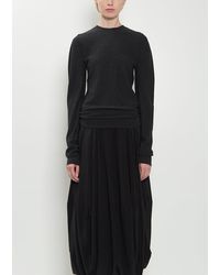 Lemaire - Crew Neck Wool Sweater - Lyst