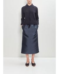 Ter Et Bantine - Technical Satin Tube Skirt - Lyst