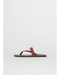 Dries Van Noten - Double Strap Leather Sandal - Lyst
