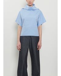 Dusan - Cotton Popeline Tunic Top - Lyst