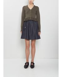 Cecilie Bahnsen - Cici Cotton Denim Skirt - Lyst