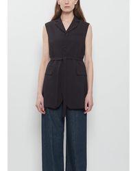 6397 - Sleeveless Wool Blazer - Lyst