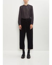 Pas De Calais - Corduroy Tapered Pants - Lyst