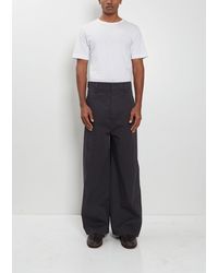Lemaire - Maxi Utility Cotton Pants - Lyst