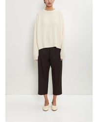 Dusan - Wool Flannel Carrot Pants - Lyst
