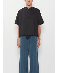 Y's Yohji Yamamoto - Drape Detail Box Shirt - Lyst
