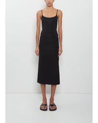 TOTEME - Draped Jersey Slip Dress - Lyst