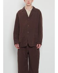 Casey Casey - U Courte Linen Jacket - Lyst