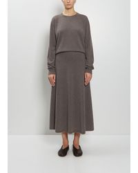 The Row - Masini Cashmere Skirt - Lyst