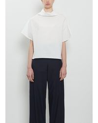 Dusan - Cotton Popeline Short Chunky Tunic - White - Lyst
