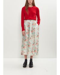 Simone Rocha - Satin Hip Detail Easy Skirt - Lyst