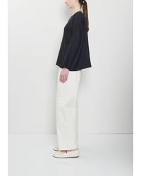 Dosa New Tunisian Silk Habotai Top in Blue | Lyst