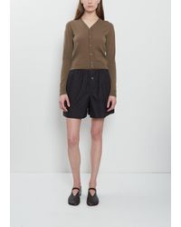 Lemaire - Boxer Cotton Silk Shorts - Lyst