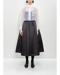 Comme des Garçons - Polyester Satin Thick Wide Pant - Lyst