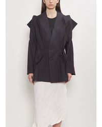 Issey Miyake - Technical Cotton Pressed Jacket - Lyst