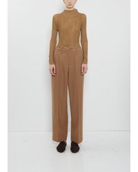 Issey Miyake - Wool Tweed Pants - Lyst