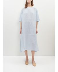 Apuntob - Chambray Linen Dress - Lyst