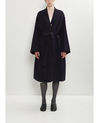 Carven - Wool Wrap Coat - Lyst
