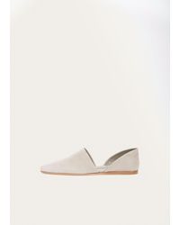 Dusan - Hals Suede Flat - Lyst