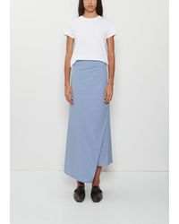 6397 - Draped Wrap Cotton Skirt - Lyst