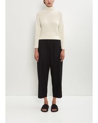 Dusan - Wool Flannel Carrot Pants - Lyst