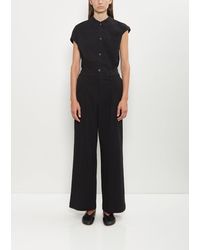 Issey Miyake - Washi Paper Wide Leg Pants - Lyst