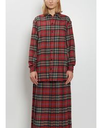 Meta Campania Collective - Pablo Cotton Tartan Shirt - Lyst