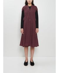 Junya Watanabe - Georgette Flower Print Layered Dress - Lyst