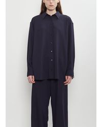 TOTEME - Classic Viscose Wool Fluid Shirt - Lyst