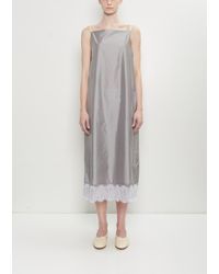 Carven - Pressed Silk Slip Dress - Lyst