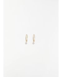 Raphaele Canot - Set Free Yg Diamond Hoops 0.40cts - Lyst