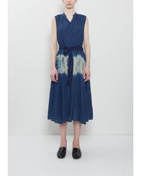 Pas De Calais - Ramie Willow Dye Dress - Lyst