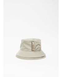 Sacai - Pocket Double Brim Hat - Light Khaki - Lyst