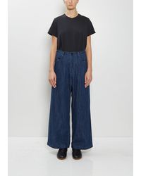 Y's Yohji Yamamoto - Denim Long Straight Pants - Lyst