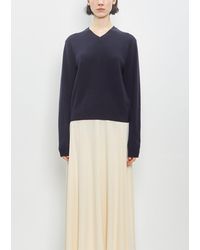 TOTEME - Cashmere Classic V-neck Knit - Lyst