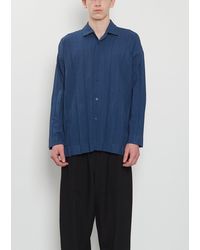 Homme Plissé Issey Miyake - Edge Ensemble Wide Pleats Shirt - Lyst