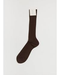 Maria La Rosa - Bio Organic Cotton Socks - Lyst
