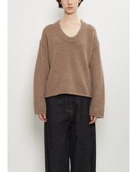 Loulou de Saison - Derry Cashmere U-neck Sweater - Lyst