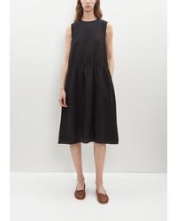 Apuntob - Linen Sleeveless Dress - Lyst