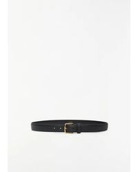 The Row - Classic Grain Leather Belt - Lyst