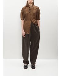 Lemaire - Silk Blend Relaxed Pants - Lyst