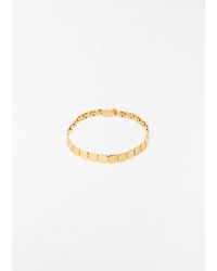 Ileana Makri - Tile Gold Bracelet, Medium - Lyst