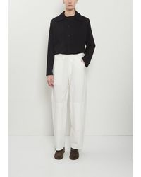 Y's Yohji Yamamoto - Work Cotton Linen Pant - Lyst