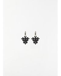 Simone Rocha - Frond Hoop Earrings - Lyst